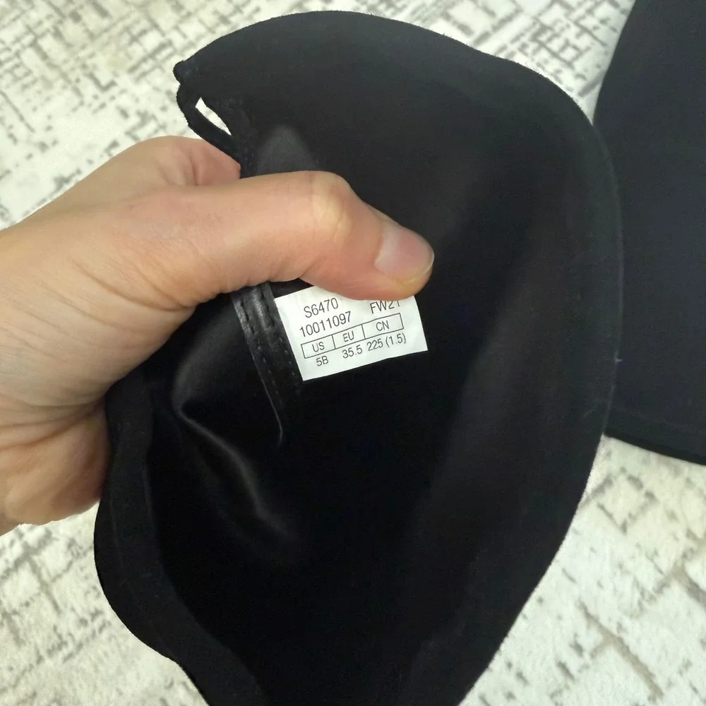STUART WEITZMAN Genna Stretch-Suede Thigh Boots Pull On Style Drawstring‎ Sz 5